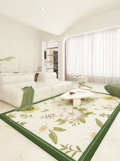 Tapete Floral Artístico para Sala de Estar e Quarto - Conforto e Beleza em Vários Modelos