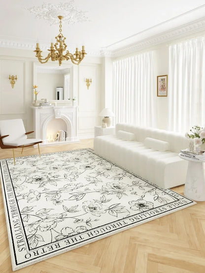 Tapete Floral Artístico para Sala de Estar e Quarto - Conforto e Beleza em Vários Modelos