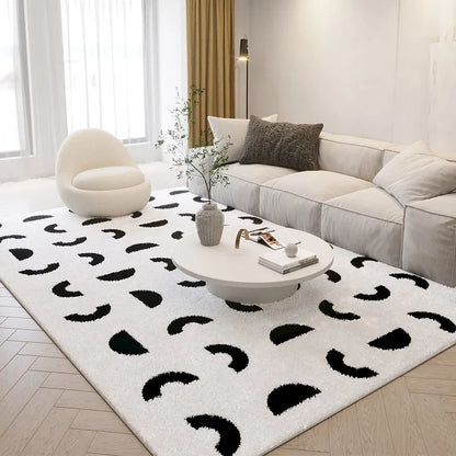 Nordic style rugs for living room, bedroom. Abstract art in simple lines. Various models and sizes at a good price