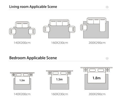 Tapete Lavável Para Quarto e Sala de Estar - Decoração Nórdica