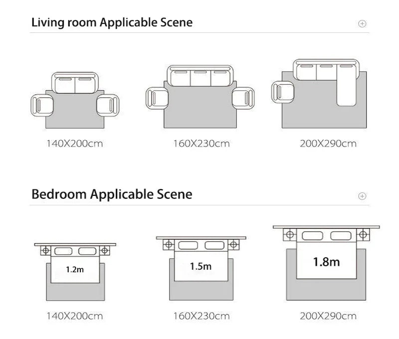 Tapete Nórdico Lavável para Quarto e Sala de Estar - Decoração Moderna e Elegante