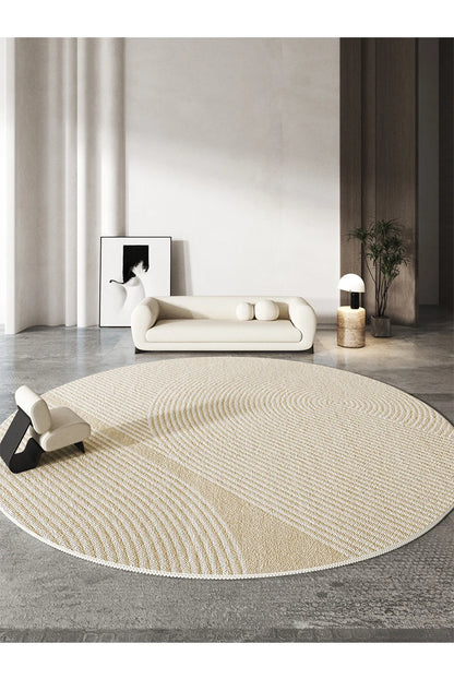 Alfombras de estilo japonés, redondas, minimalistas, para salón, dormitorio, suaves. Precios bajos. Diferentes modelos