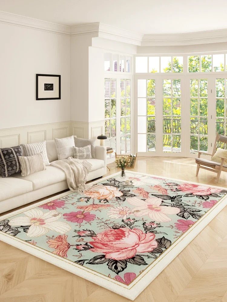 Tapete Floral Artístico para Sala de Estar e Quarto - Conforto e Beleza em Vários Modelos