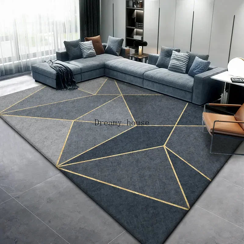 Alfombras suaves y lujosas de estilo escandinavo con decoración geométrica para salón y dormitorios. Varios modelos con descuentos.