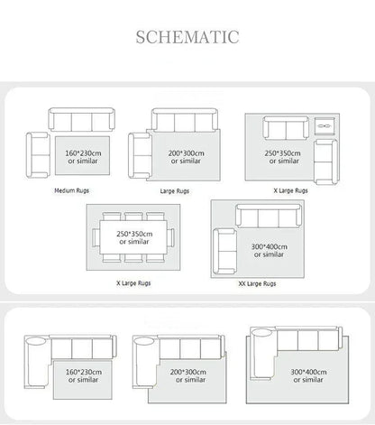 Tapete Geométrico Dourado 3D para Sala de Estar e Quarto - Design Moderno e Conforto em Flanela