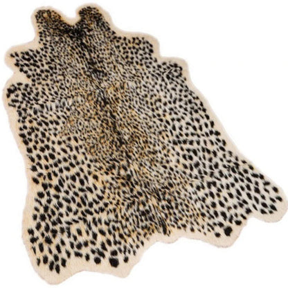 Tapete com Padrão Leopardo - Decoração Elegante para Sala de Estar, Estilo Animal, 90x110cm